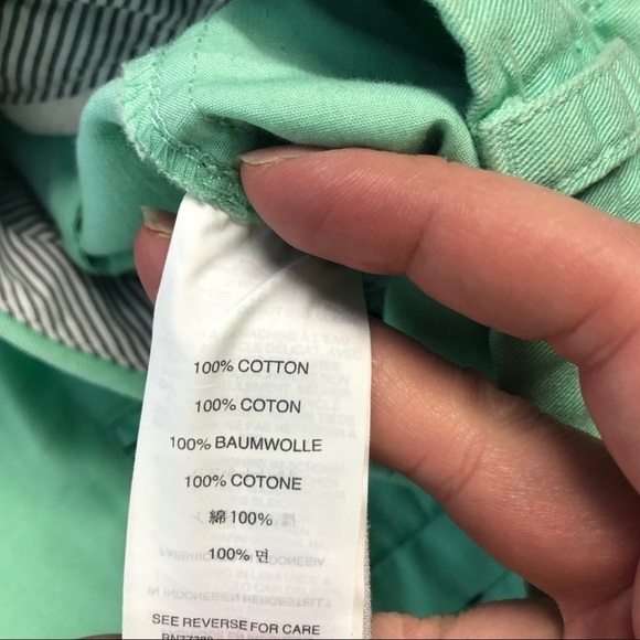 J.Crew Mint Chino 4” Short Sz 0 Women’s Blue Green - Picture 5 of 5